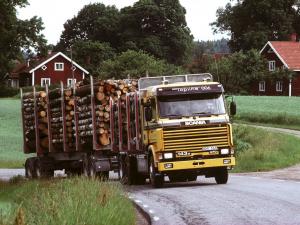 Scania 143H 500 6x2 Timber Truck '1985